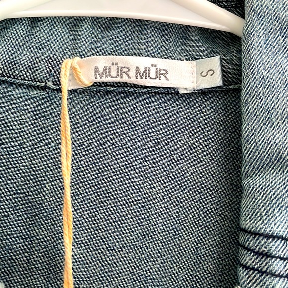 NWT MUR MUR DENIM JACKET SIZE S - Picture 6 of 6